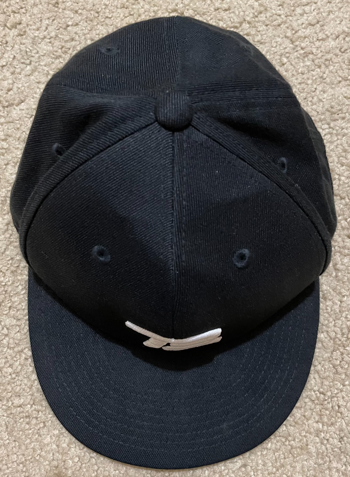 TB12 Cap Hat Black 7 1/4-7 5/8 Tom Brady Logo 210 Flex Fitted Patriots