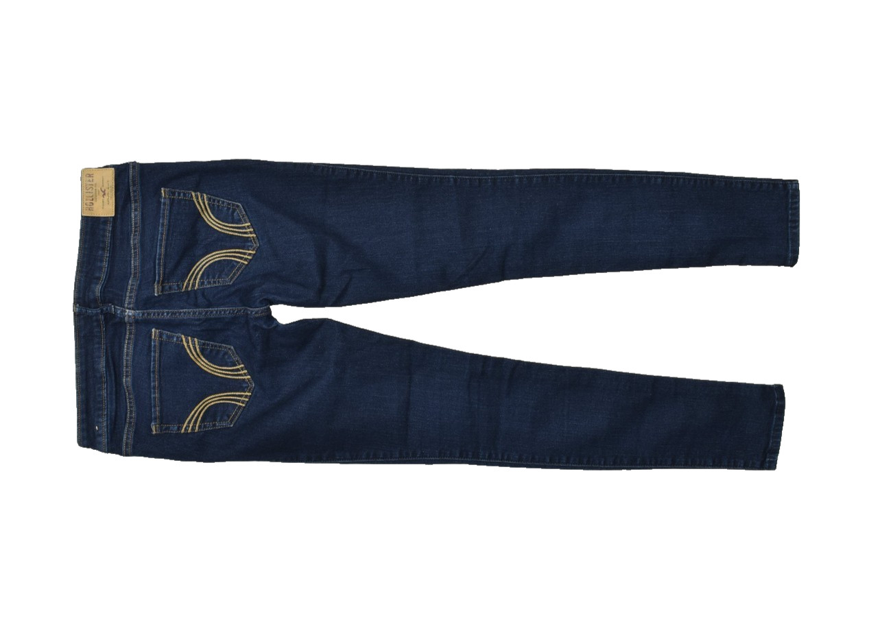 Hollister Women Super Skinny Jeans Womens 3S W26 L29 Dark Wash Stretch Denim