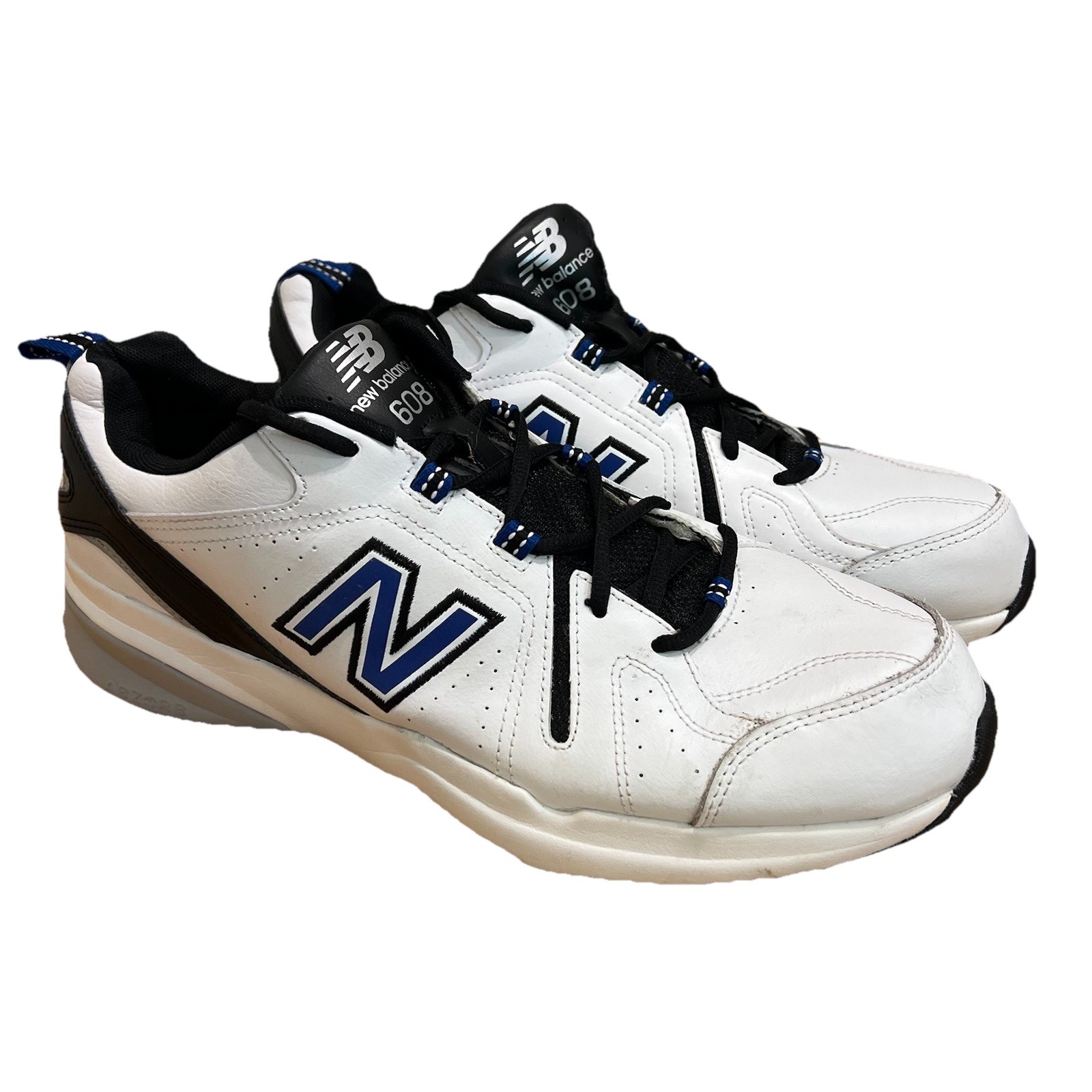New Balance 608 Size 12D White Sneakers Shoes Men’s MX608WR5 Tennis Classic Dad