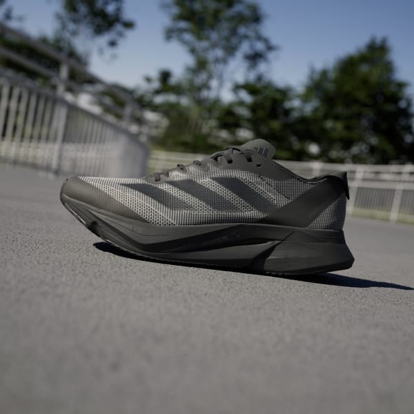 adidas Adizero Boston 12 Running Shoes Black Carbon White ID5985 Men’s Size