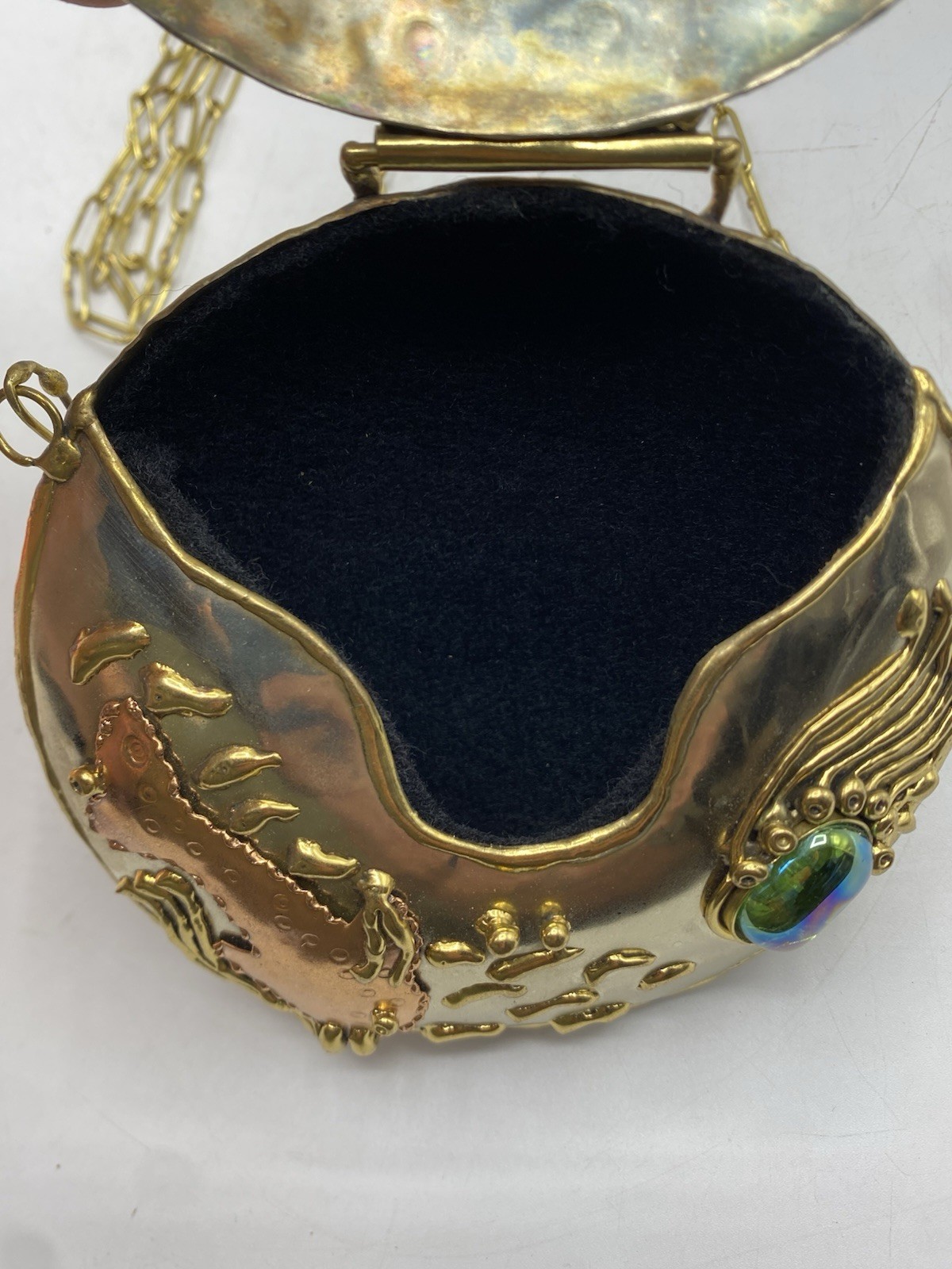 Vintage Lunacy Designs Mixed Metal Mini Fish Purse