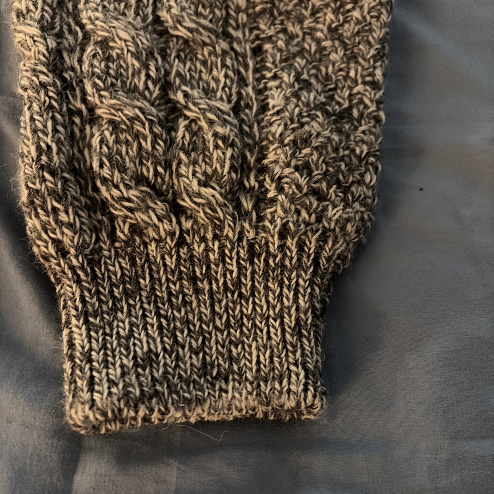 Blarney Woolen Mills Cable Knit Sweater Mens XL Pure New Wool Irish Fisherman