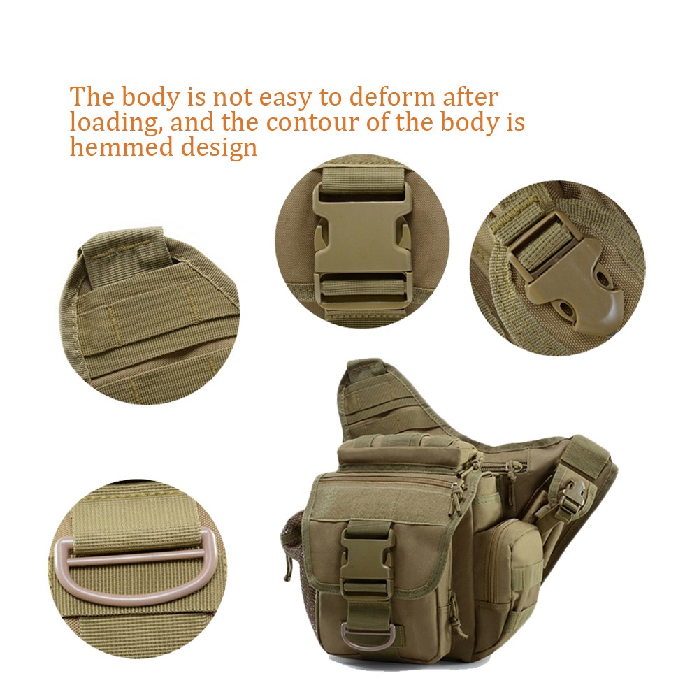 Tactical Messenger Bag Multi-functional Outdoor DSLR Camera Pack Shoulder Bag