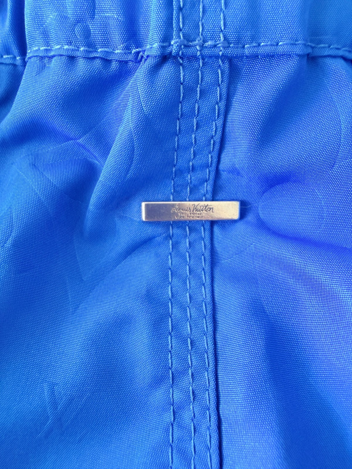 Louis Vuitton 2022 LV Monogram 3D Pocket Swim Trunks Blue XS NWT Virgil Abloh
