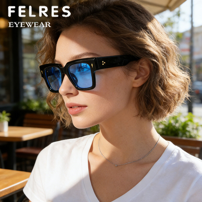 Square Tinted Reading Glasses Men Women Thick Frame Shade Eyeglasses Sunglasses