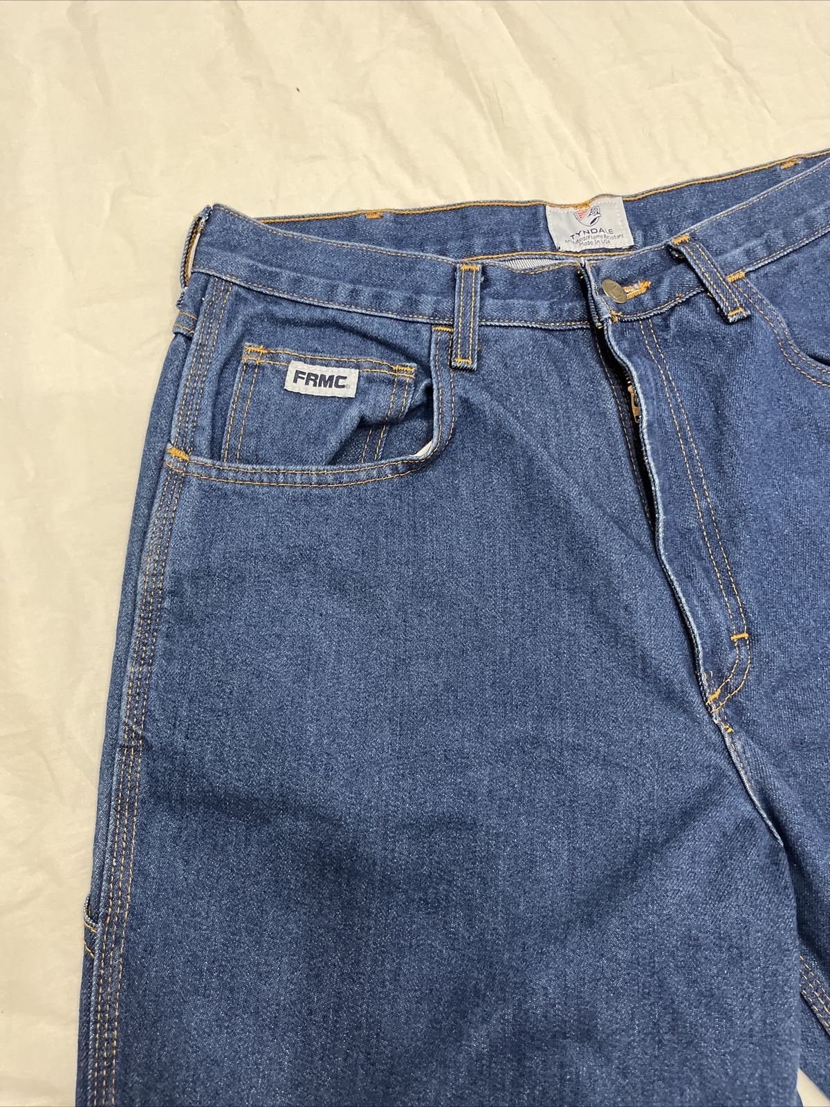 TYNDALE FRMC Men’s F290T FR Fire Flame Resistant Carpenter Work Jeans Sz 35×34