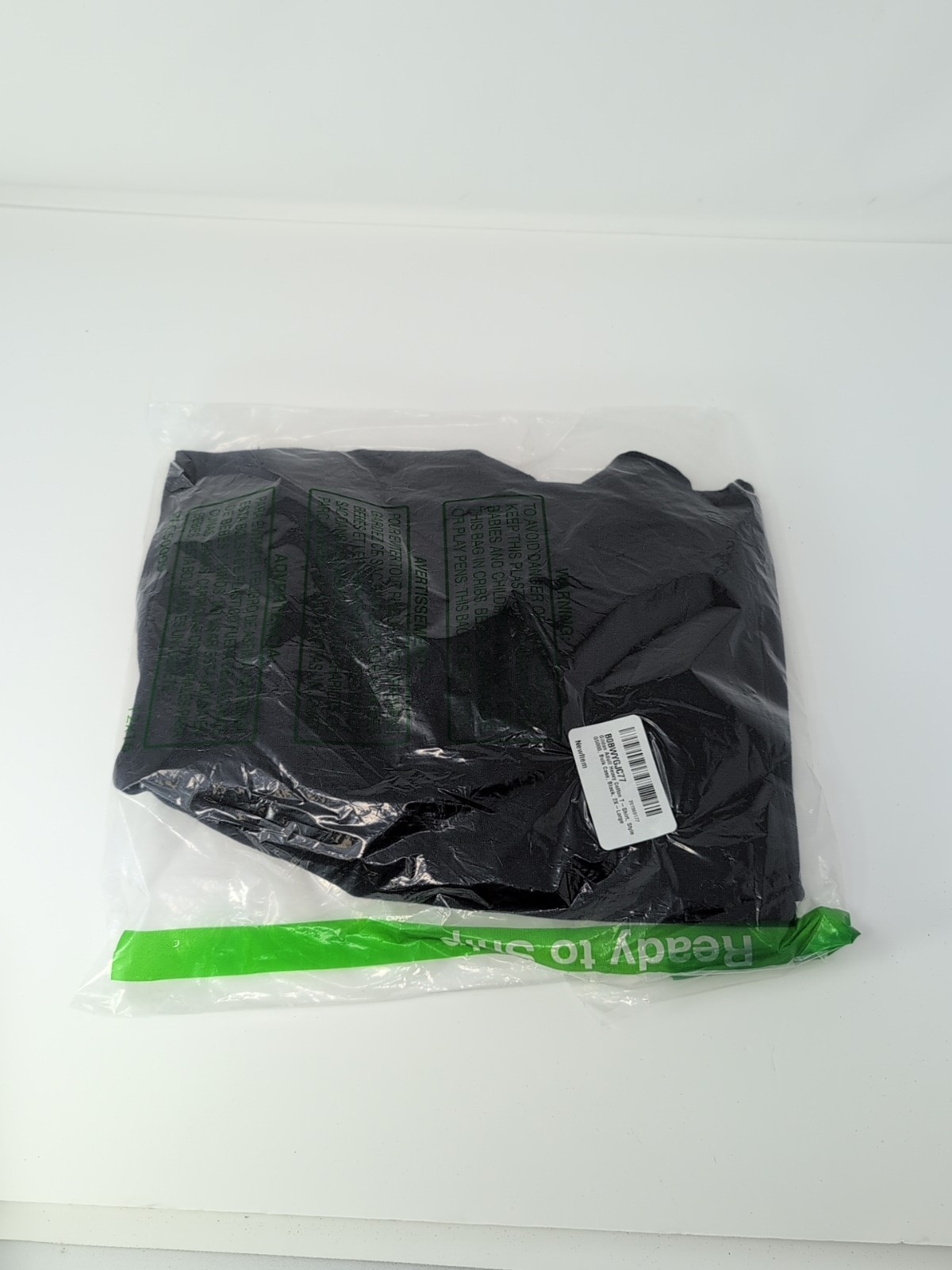 Gildan Black 2XL Men Plain Heavy Cotton Short Sleeve T Shirt Pack of 5 G5000