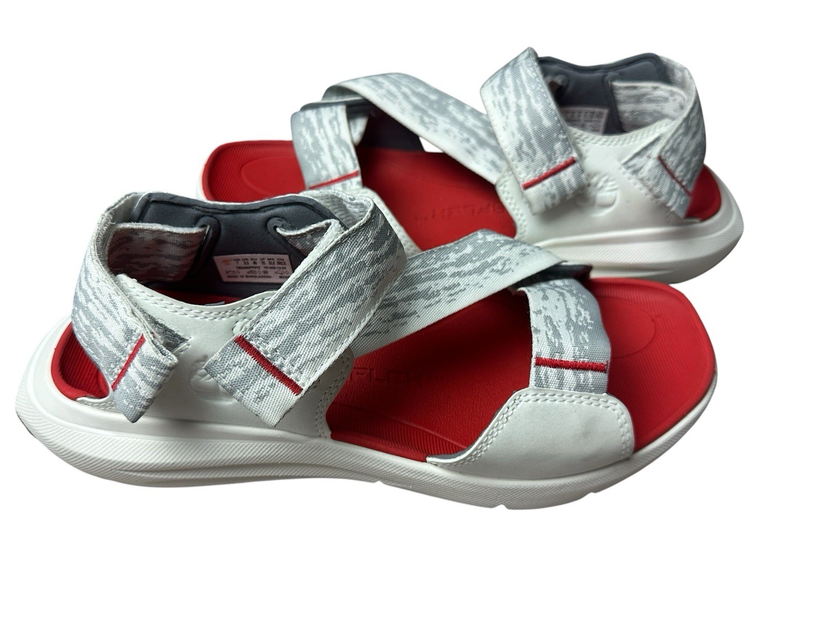 Timberland Men’s Size 7 Motion Dune White Webbing Backstrap Sandal New