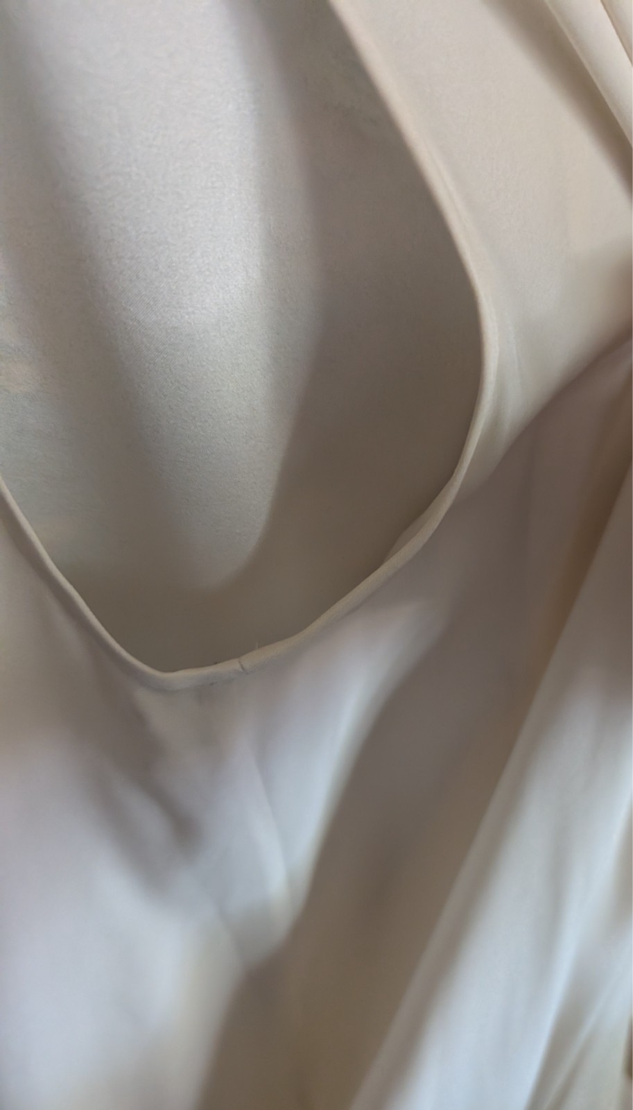 ZERO + MARIA CORNEJO IVORY/CREAM COLOR SILK BLOUSE, SIZE 6
