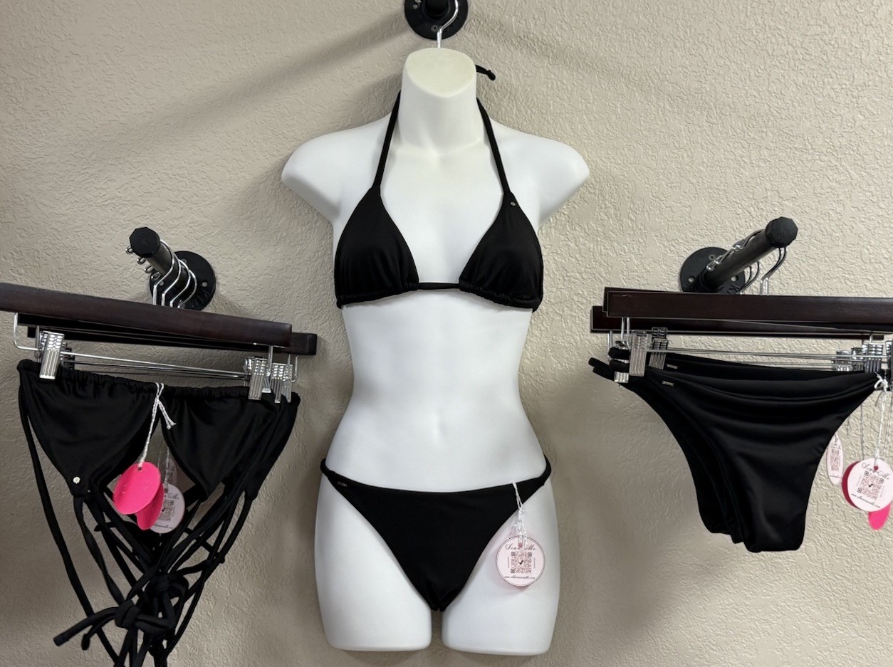 Ellie’s Ensemble Brazilian Bottom And Triangle Bikini Top