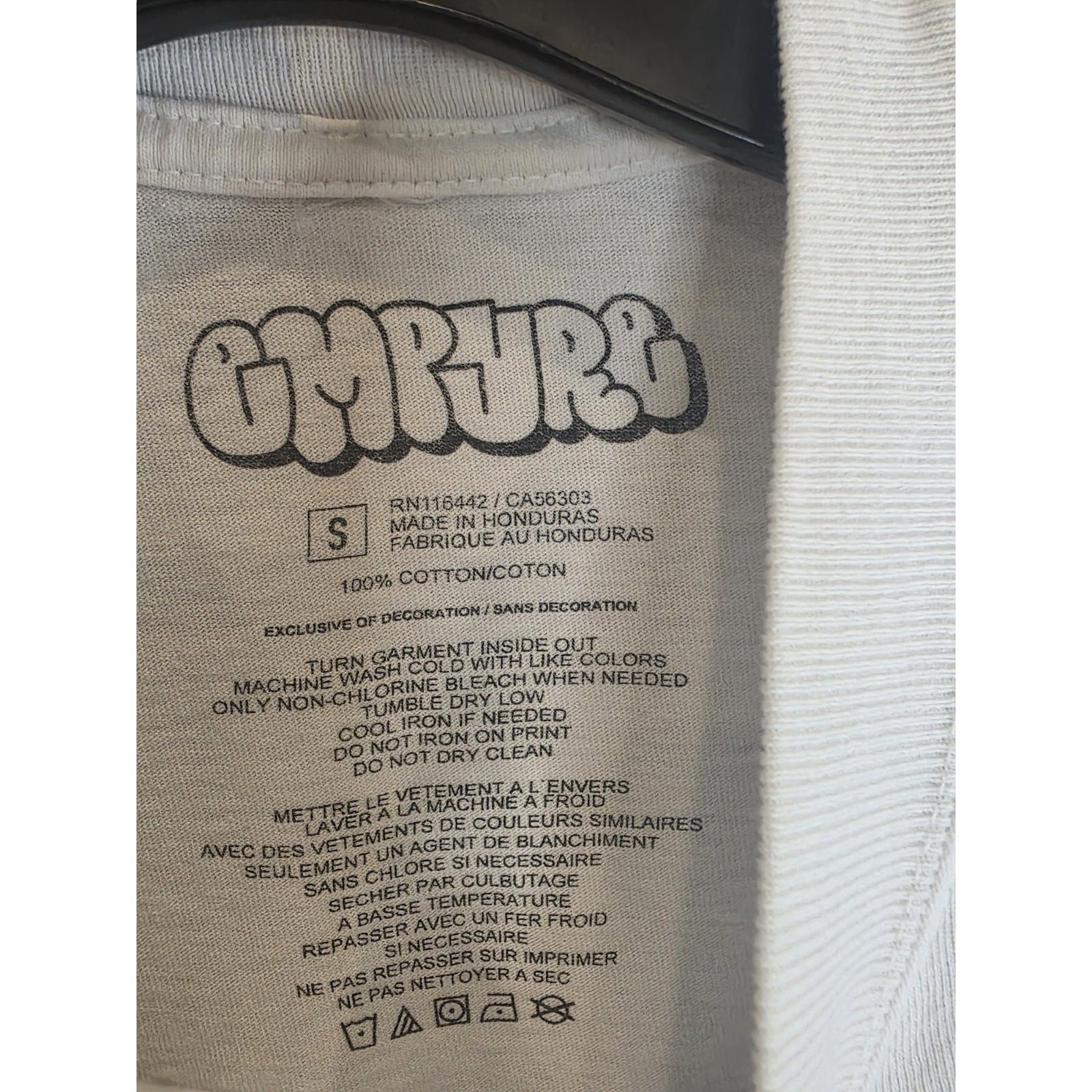 Empyre Men’s White Long Sleeve Graphic T Shirt Size Large Skate Streetwear