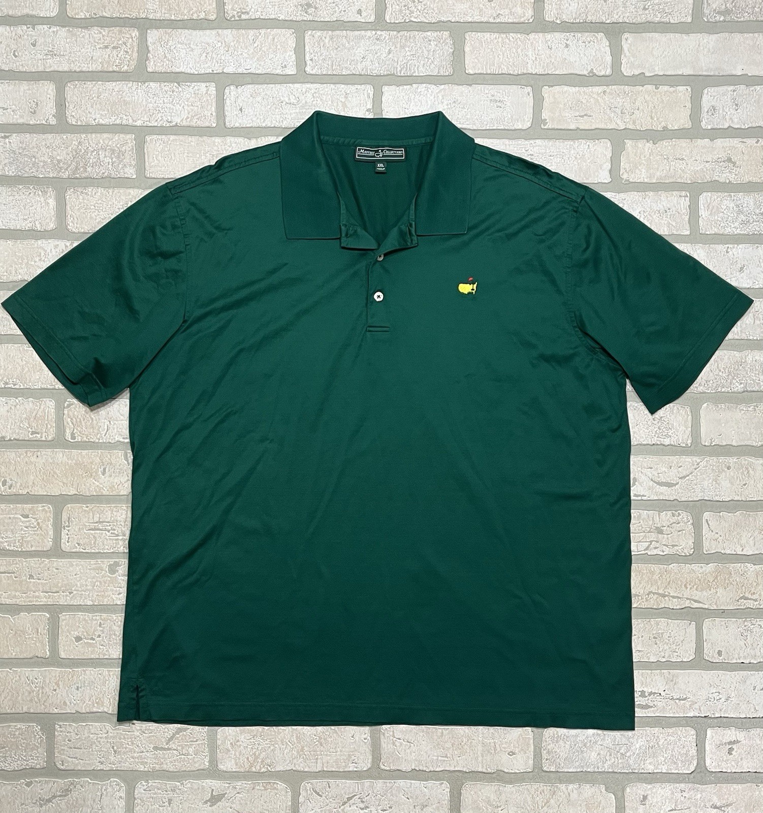 Masters Collection Augusta Green Polo Performance Mens XXL preppy