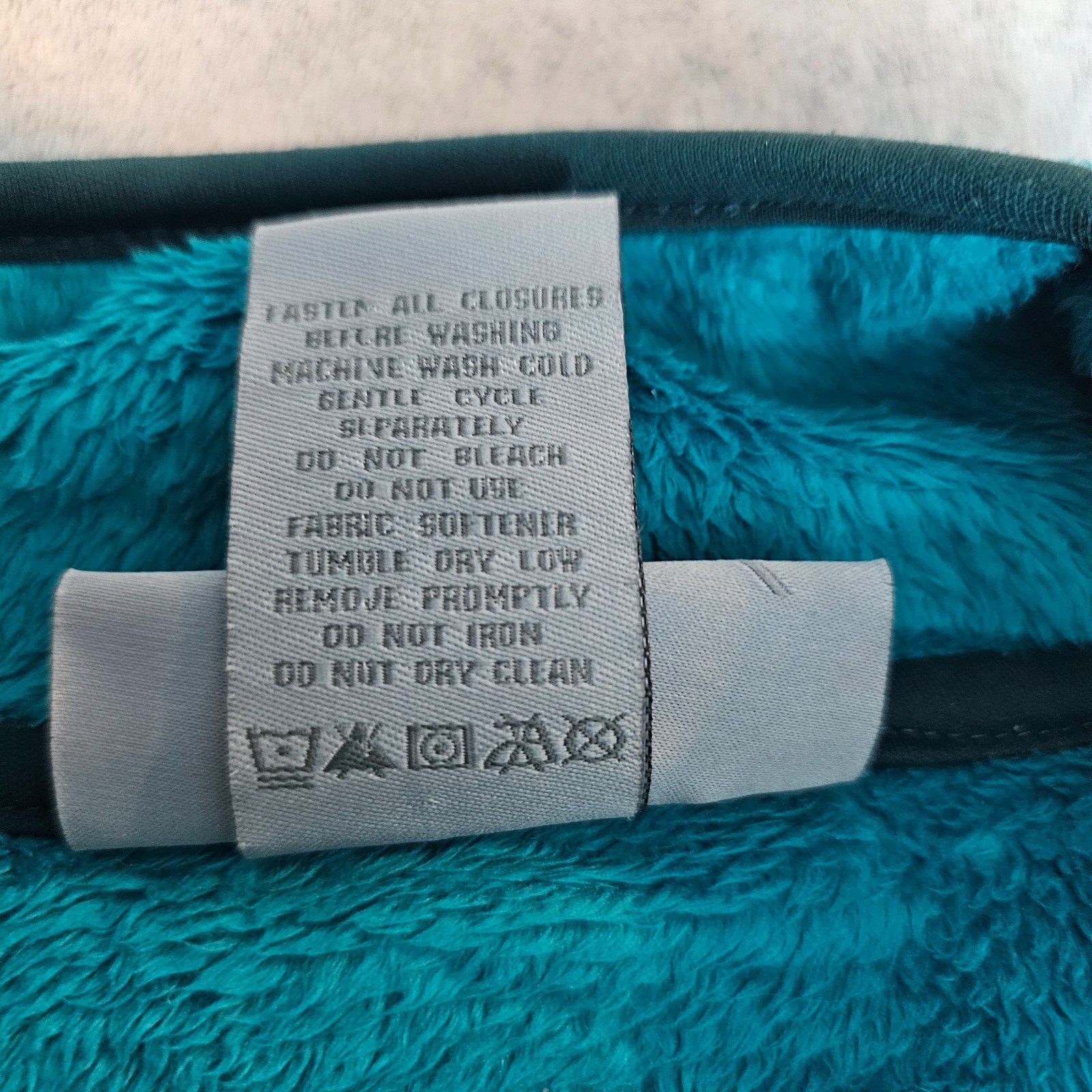 Free Country Womens Teal Full Zip Long Sleeve Fleece Jacket Size XL