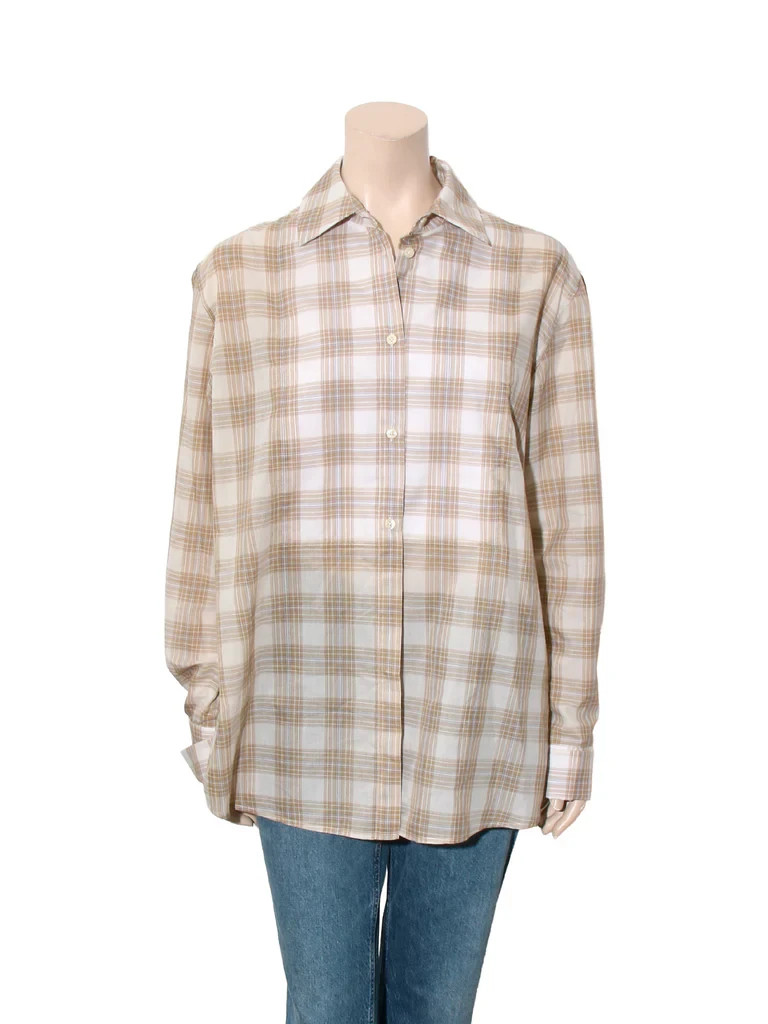 KALLMEYER Check Print Button Down Shirt (SIZE S)