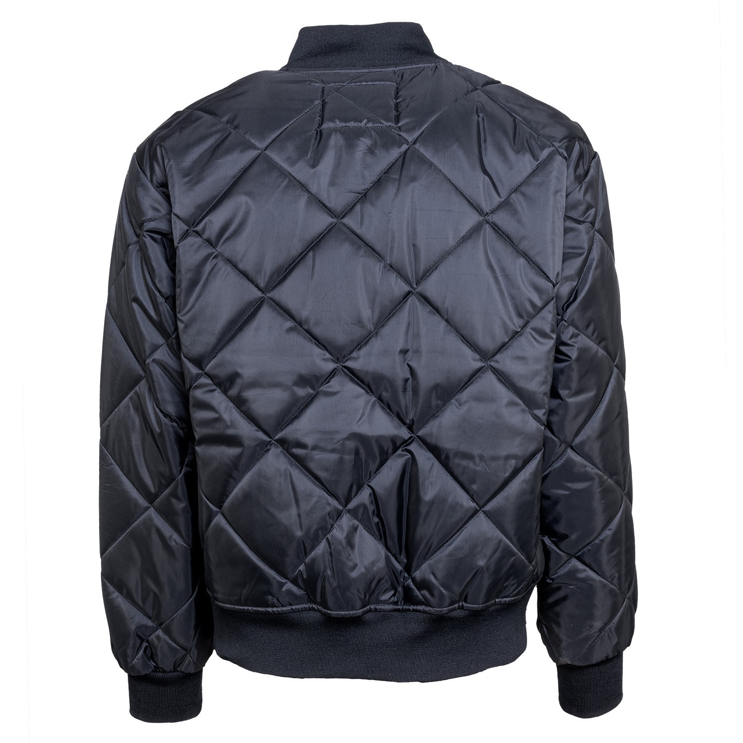 NEW Embroidered GAME Apparel Men’s 1221-J The Bravest Diamond Quilt Jacket Navy
