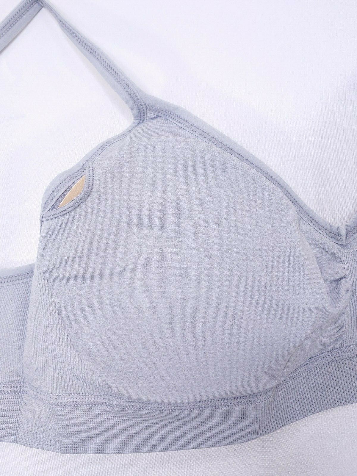 Arabella Women’s Seamless Padded Everyday Bra Ash Grey Size XL