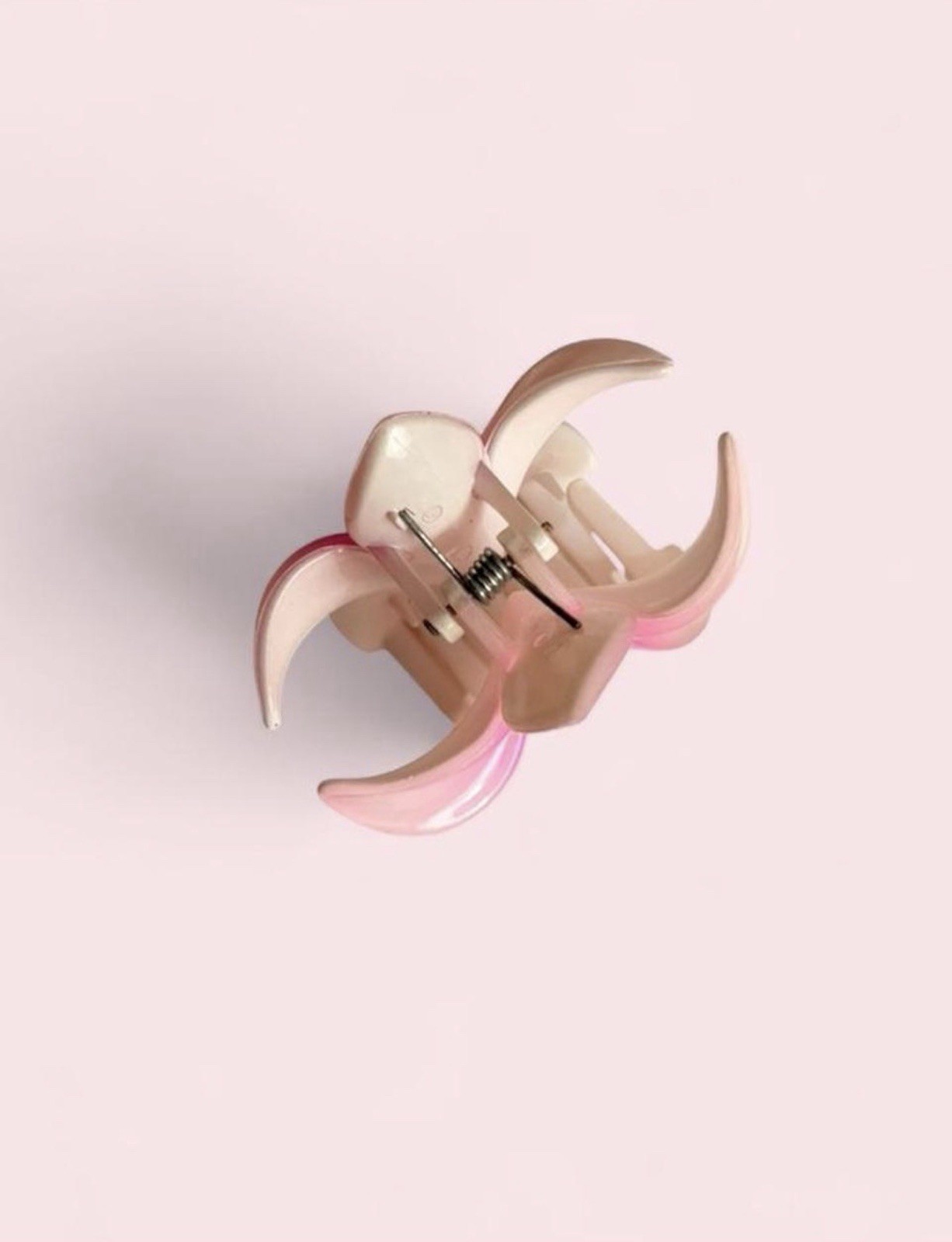 Pink Tropical Flower Hair Claw Clip