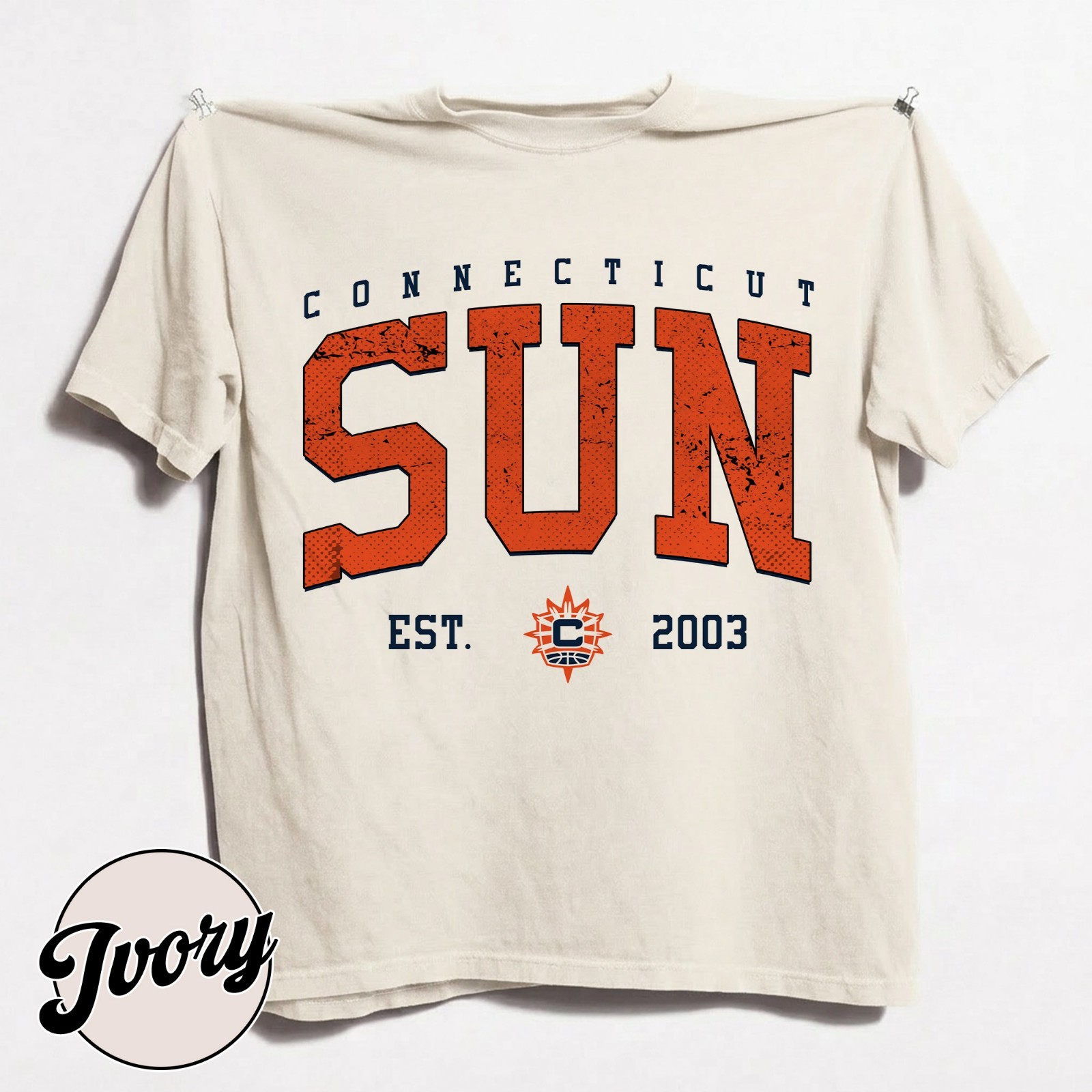 Connecticut Sun Wommen Basketball Team Est 2003 Vintage Comfort Colors Shirt
