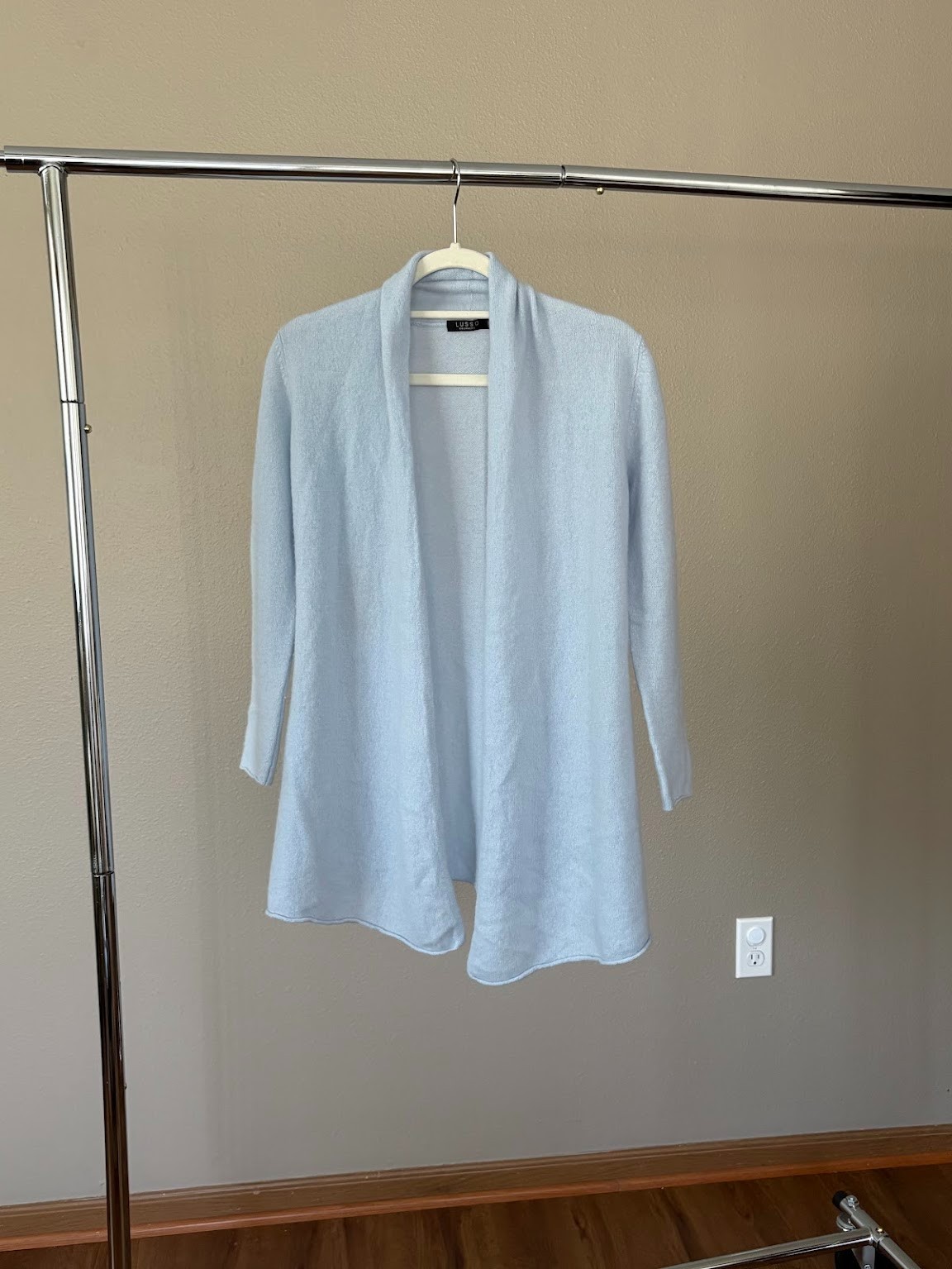 Lusso Cashmere Open Front Cardigan
