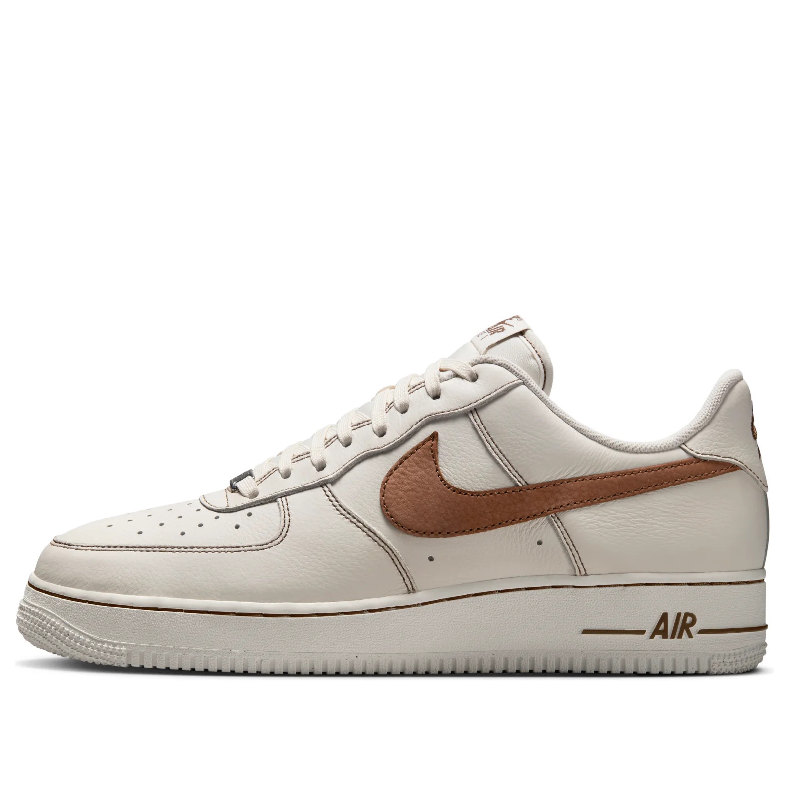 Nike Air Force 1 ’07 LV8 ‘Ivory Saddle Brown’ Men’s – HQ2037-101