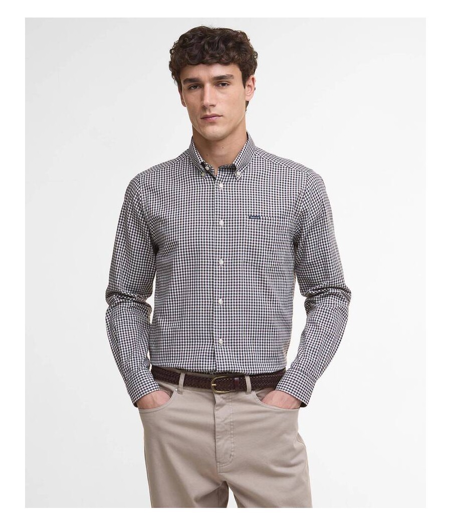 BARBOUR Casual Cotton Shirt Plaid Warm 100% Cotton – Color Options