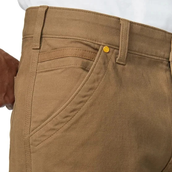 CAT Men’s Straight Fit Flex Waist Utility Pant, Tan, Size 40X32
