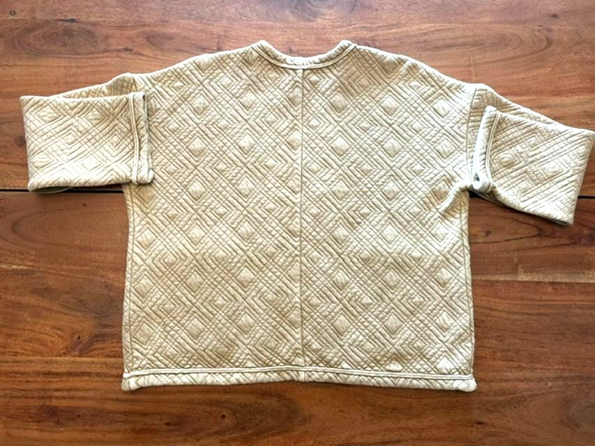 Banana Republic NWT Womens S Jacket Coatigan Quilted Caramel $110 Retail Box Cut