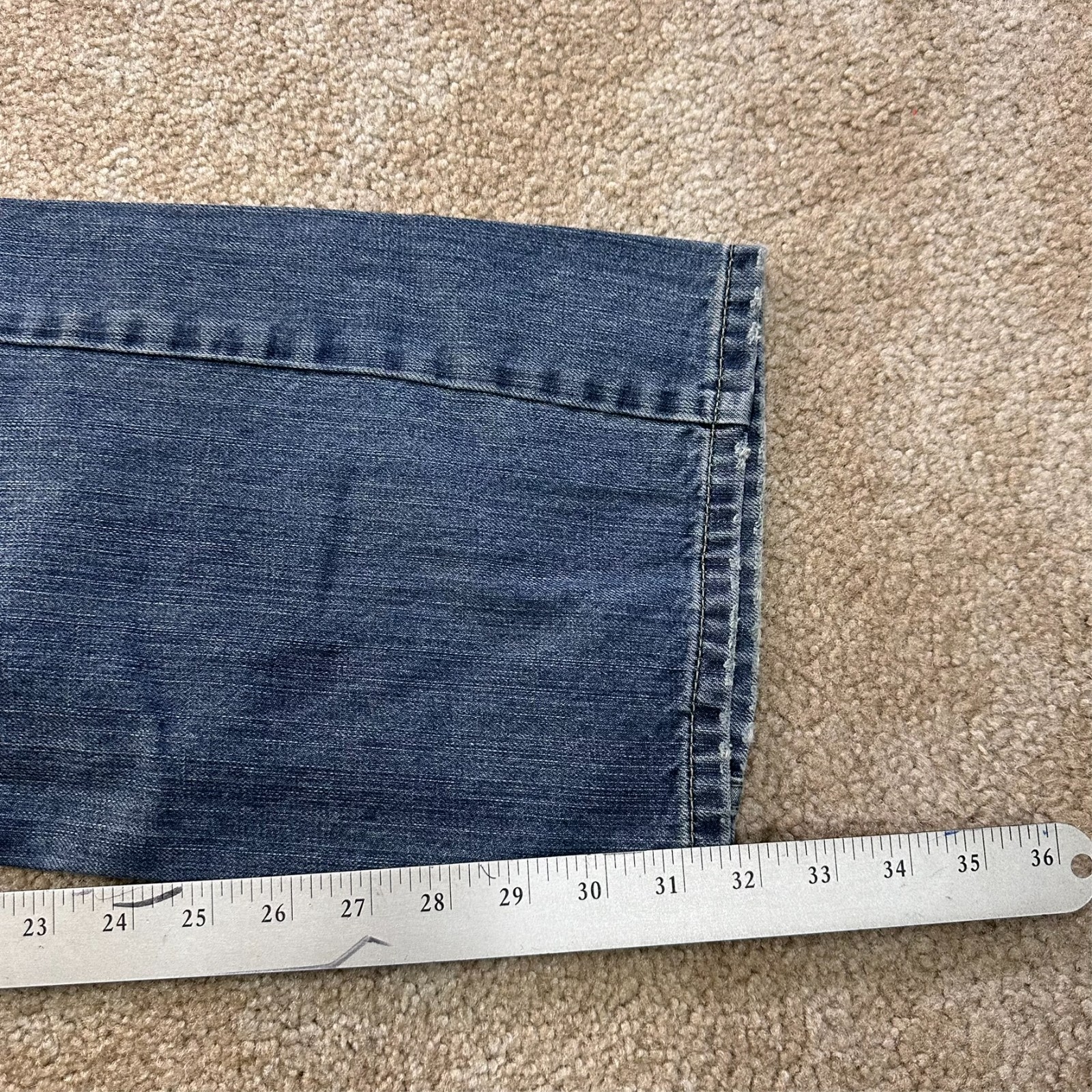 Lee Relaxed Bootcut Jeans Men’s 32×32 Blue Denim