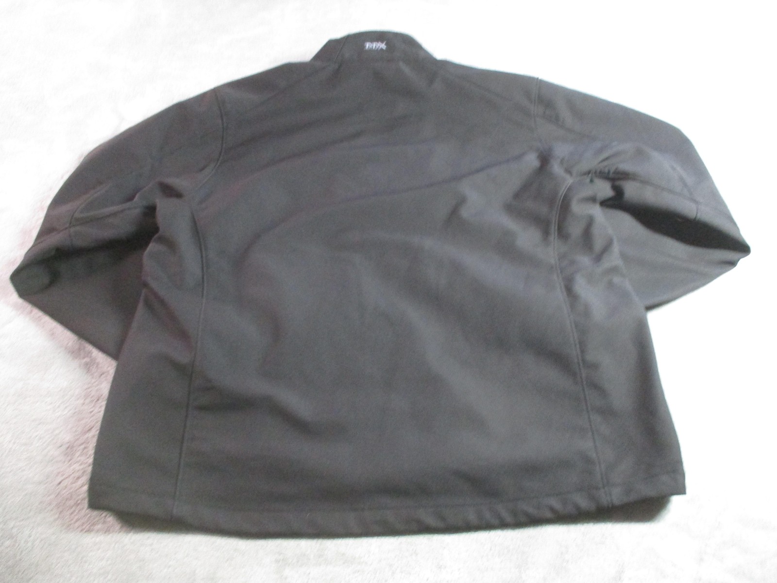 DRI DUCK Jacket Mens XL Black Polyester Softshell CAT Logo Workwear Windbreaker