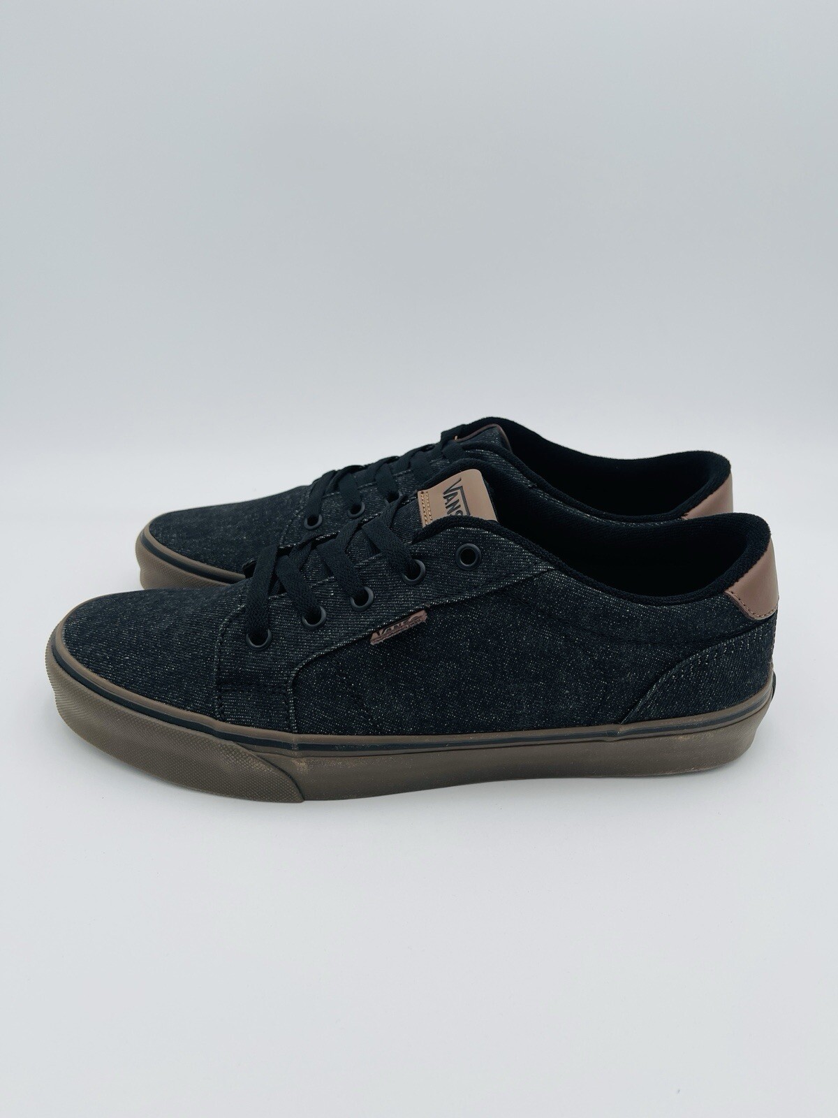 VANS BISHOP (WAXED DENIM) BLACK/GUM VN000NLUAKS MENS SKATEBOARDING