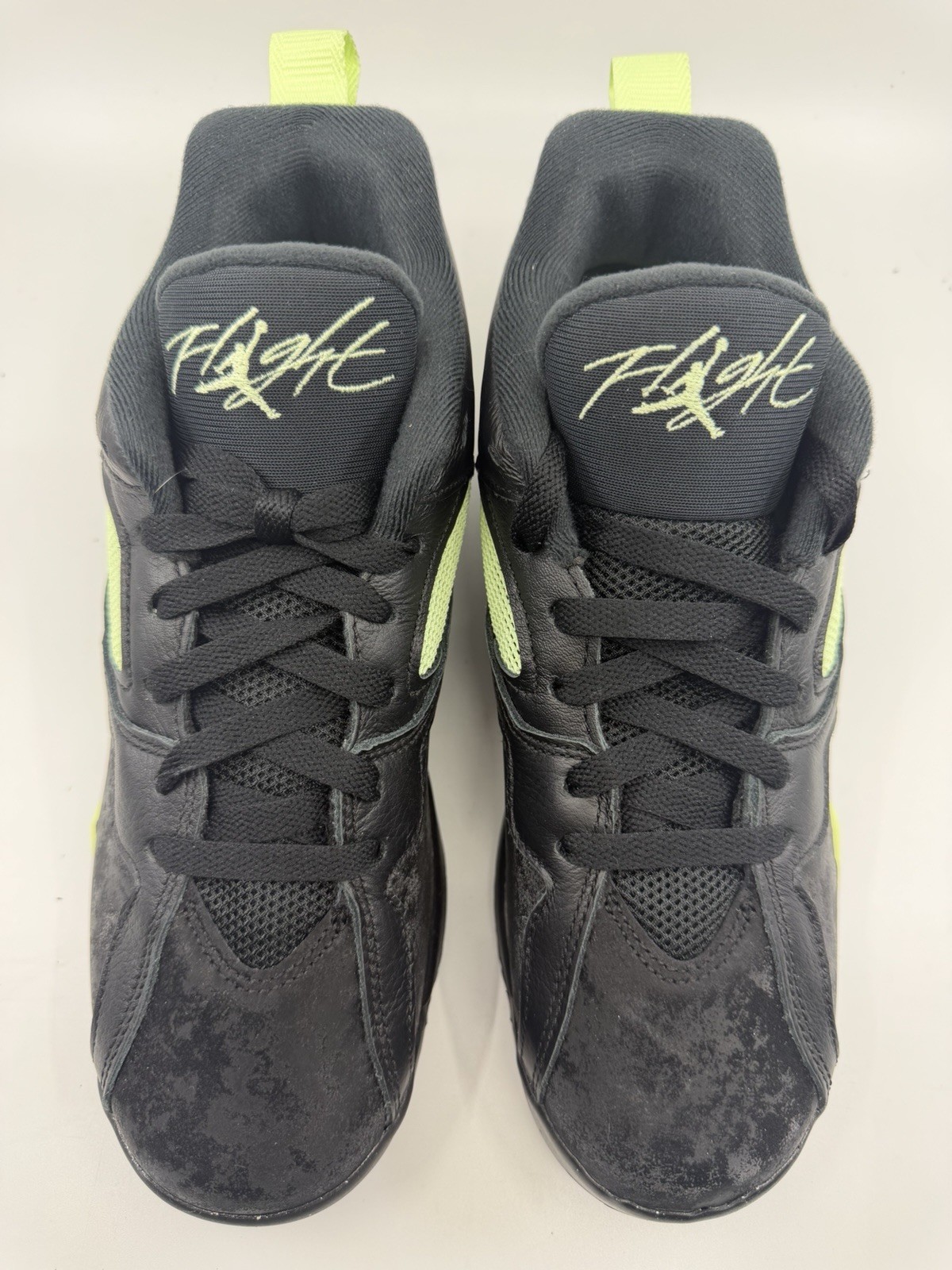 Nike Jordan MVP 92 GS Black Barely Volt Iron Grey Youth 6.5Y NIB No Lid