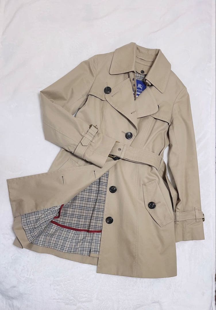 Burberry London Trench Coat Beige Nova Check Liner