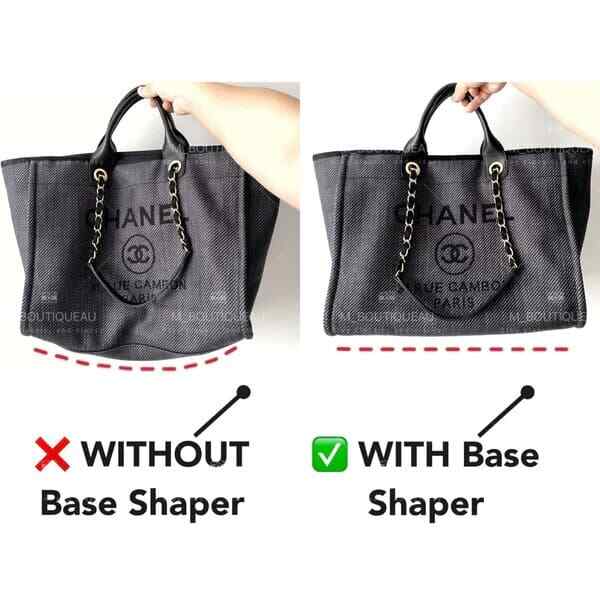 Base Shaper Bag Insert Saver For CHANEL New Small Deauville Tote (with Top Han