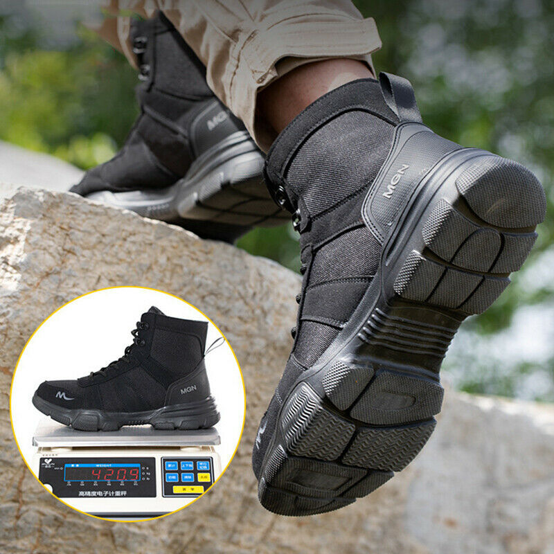 Safety Steel Toe Cap Work Shoes Indestructible Boots Mens Industrial footwear