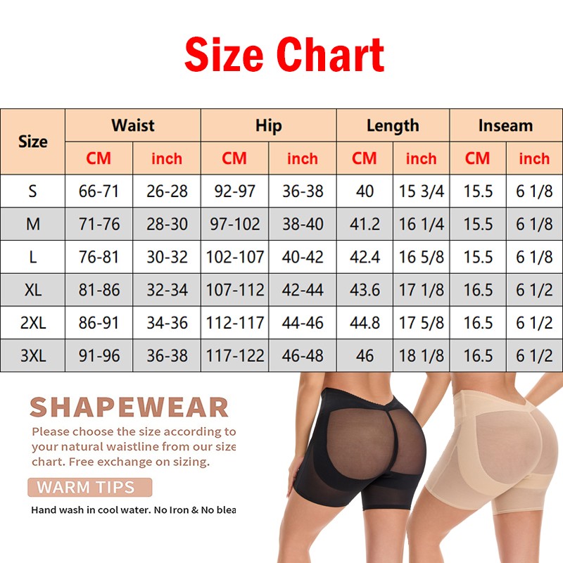 Womens Butt Lifter Low Back Shorts Tummy Control Body Shaper Panties Underwear