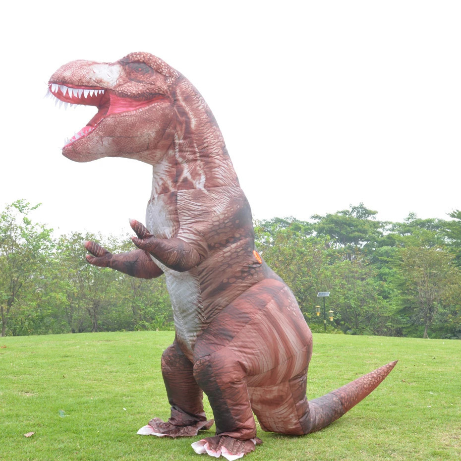 Inflatable Dinosaur Dino Adult or Kids Costume Funny Cosplay Blow up Mascot Suit