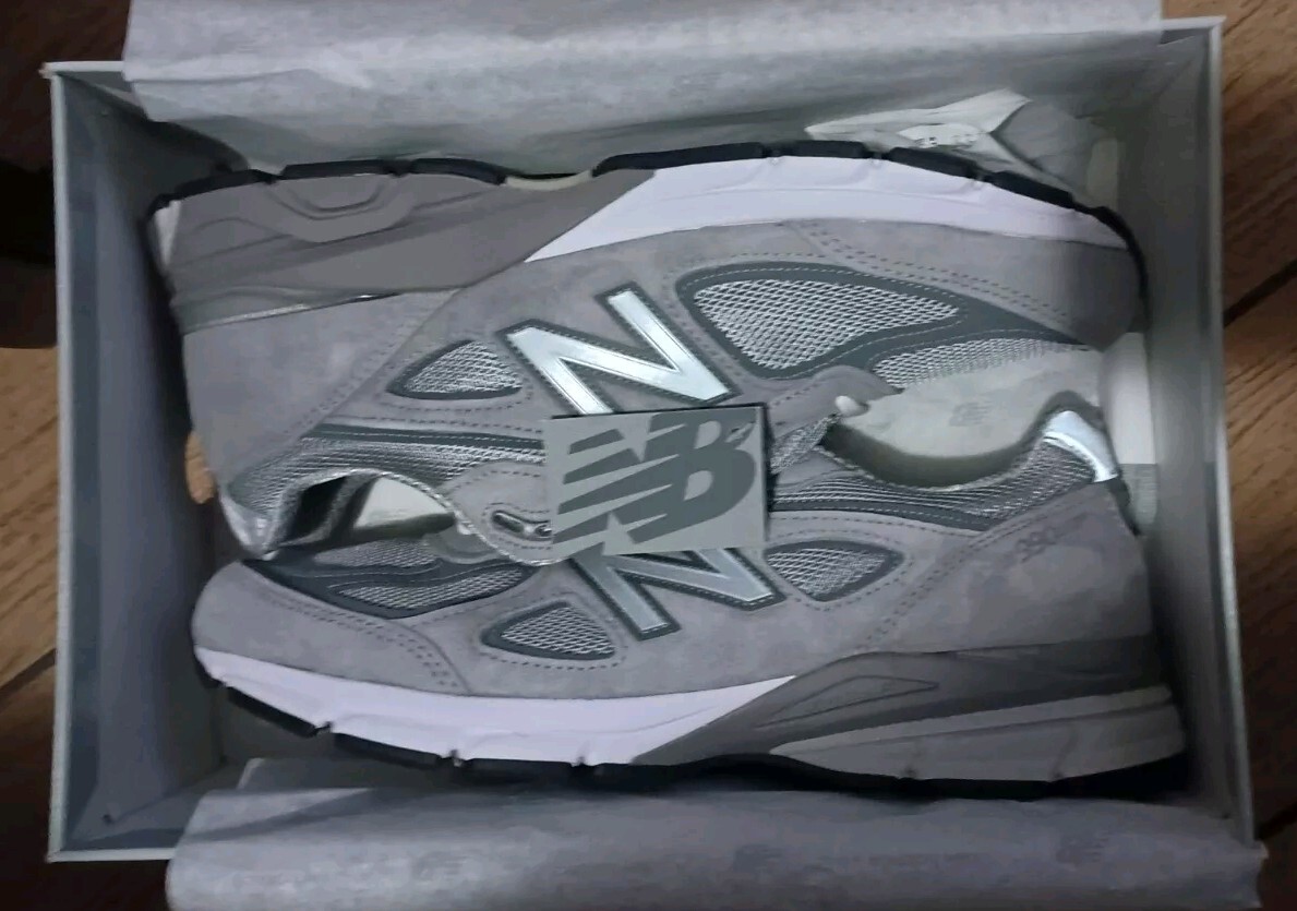 New Balance 990V4 Grey U990GR4 Men’s Size 12