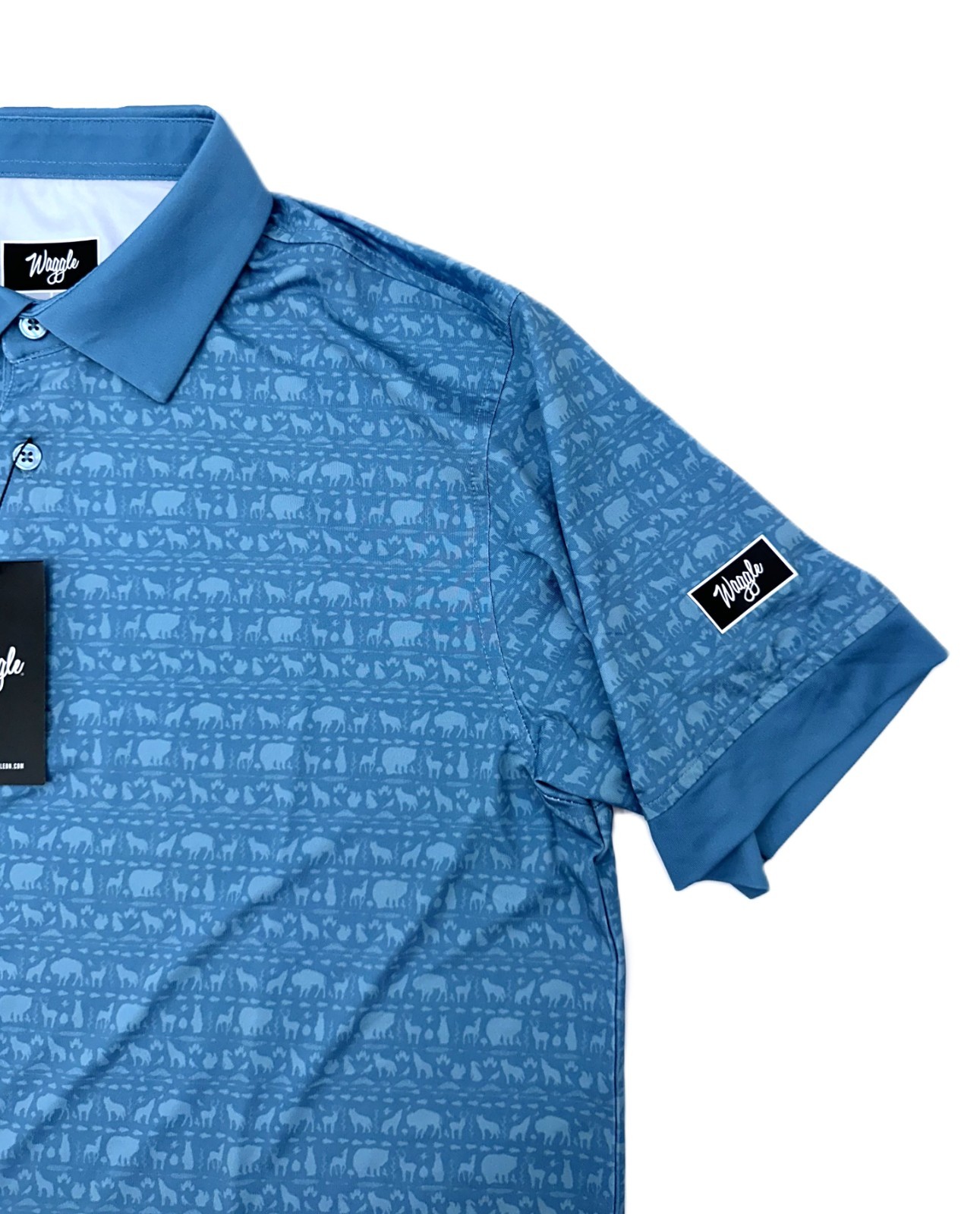 $70 Waggle Men’s Sanctuary Golf Polo Shirt – Sanctuary – Small – New With Tags