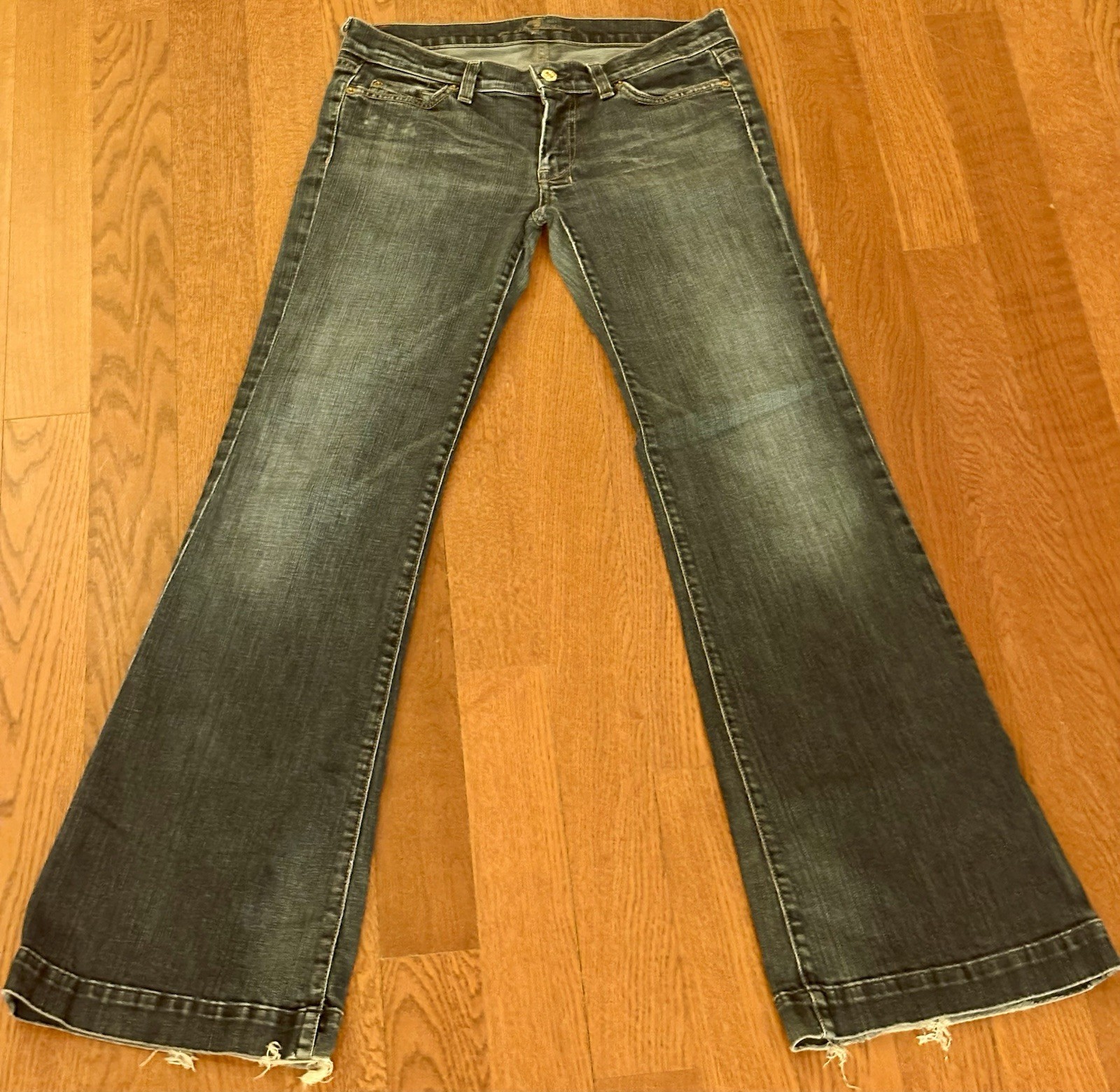 7 For All Mankind Women’s DOJO Dark Wash Bootcut Jeans