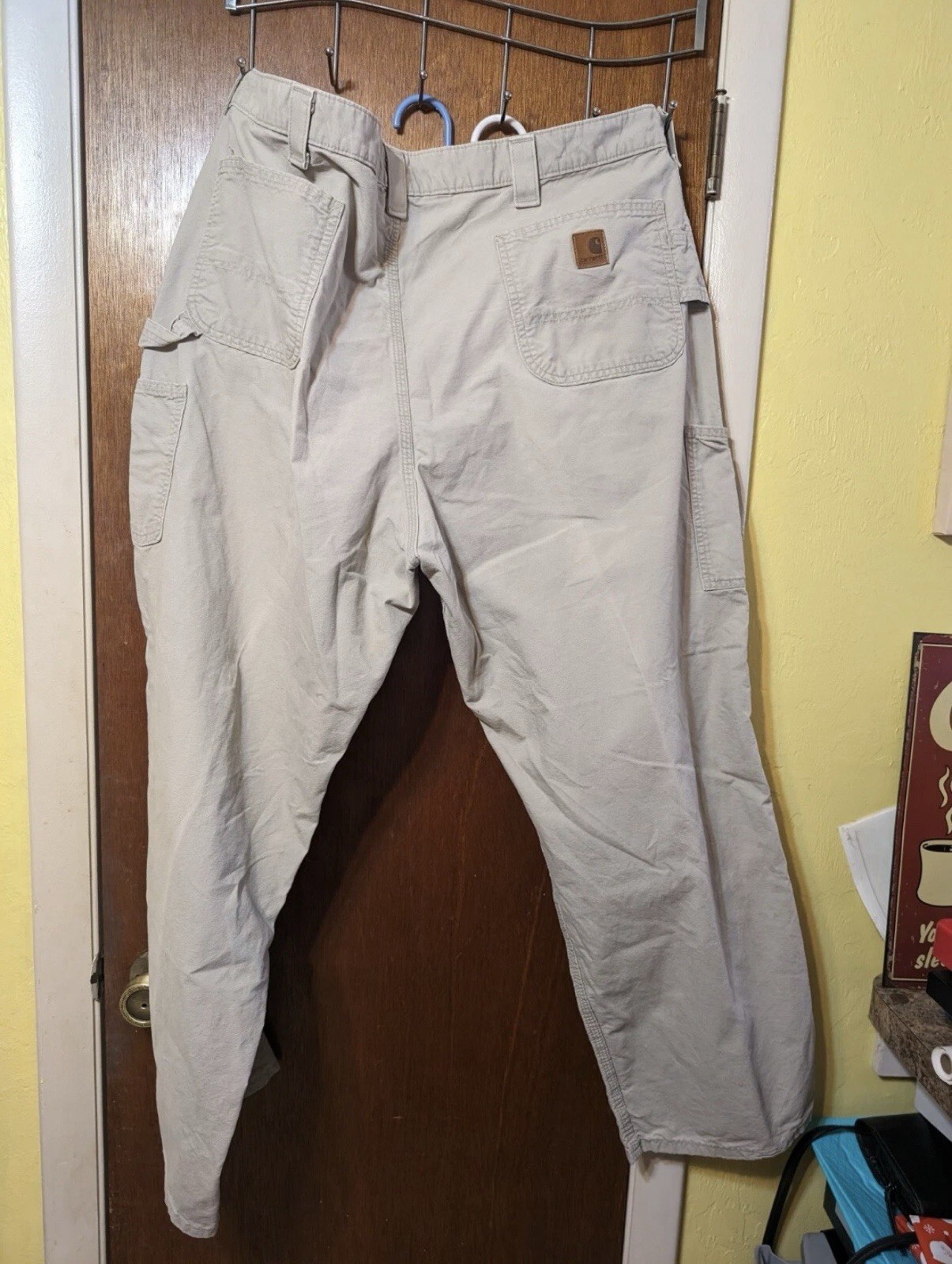 Distressed Carhartt Pants Mens 44×32 44×30) Ripped Knee Workwear