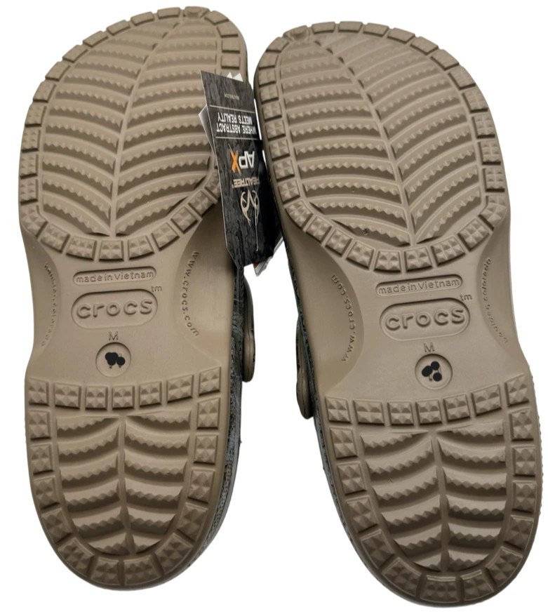 Crocs Baya Realtree APX Edge Camo Clogs Unisex M12 W14 Slip On Shoes New