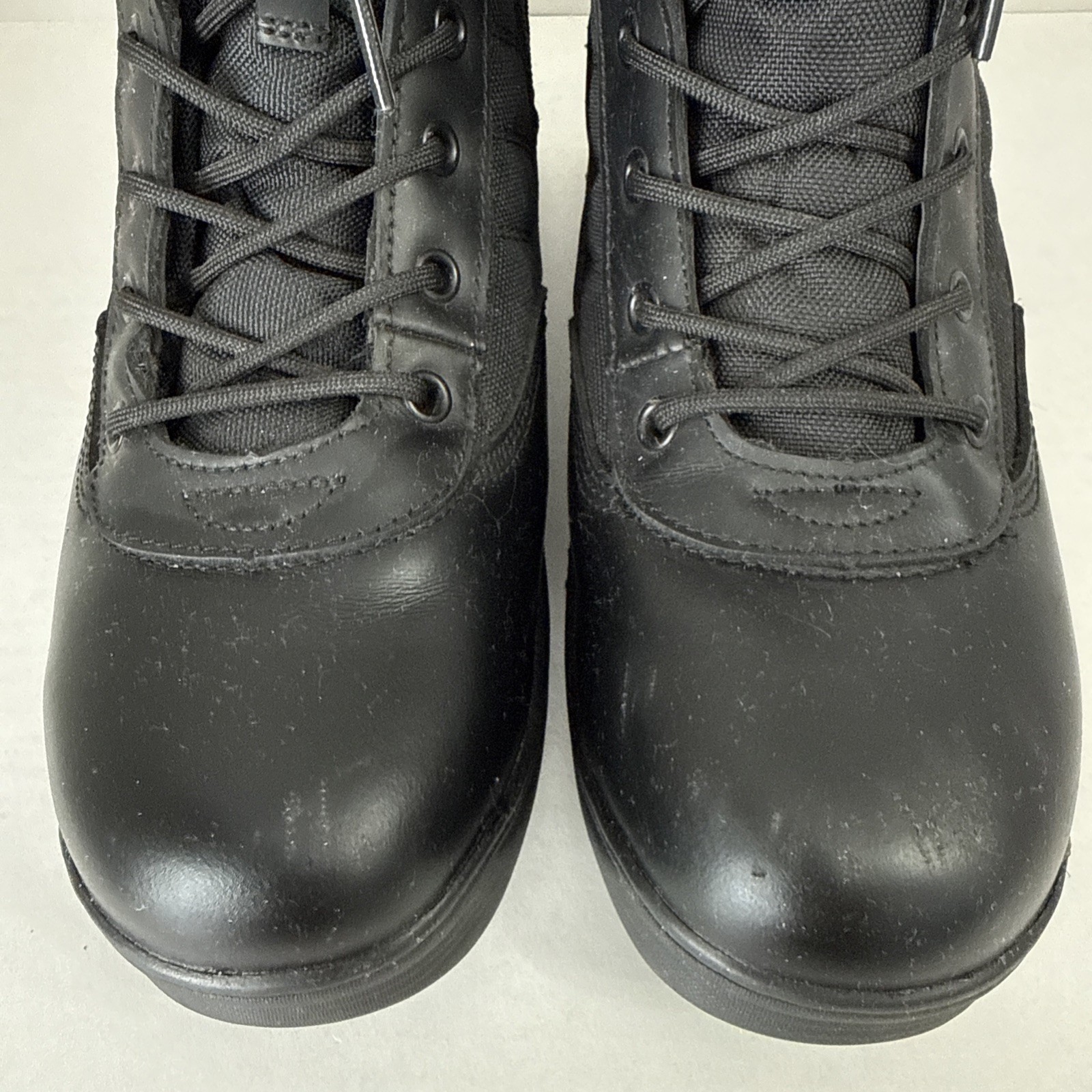 Nortiv 8 Trooper Men’s Military Tactical Lace Up Boots Size 10 Solid Black Work
