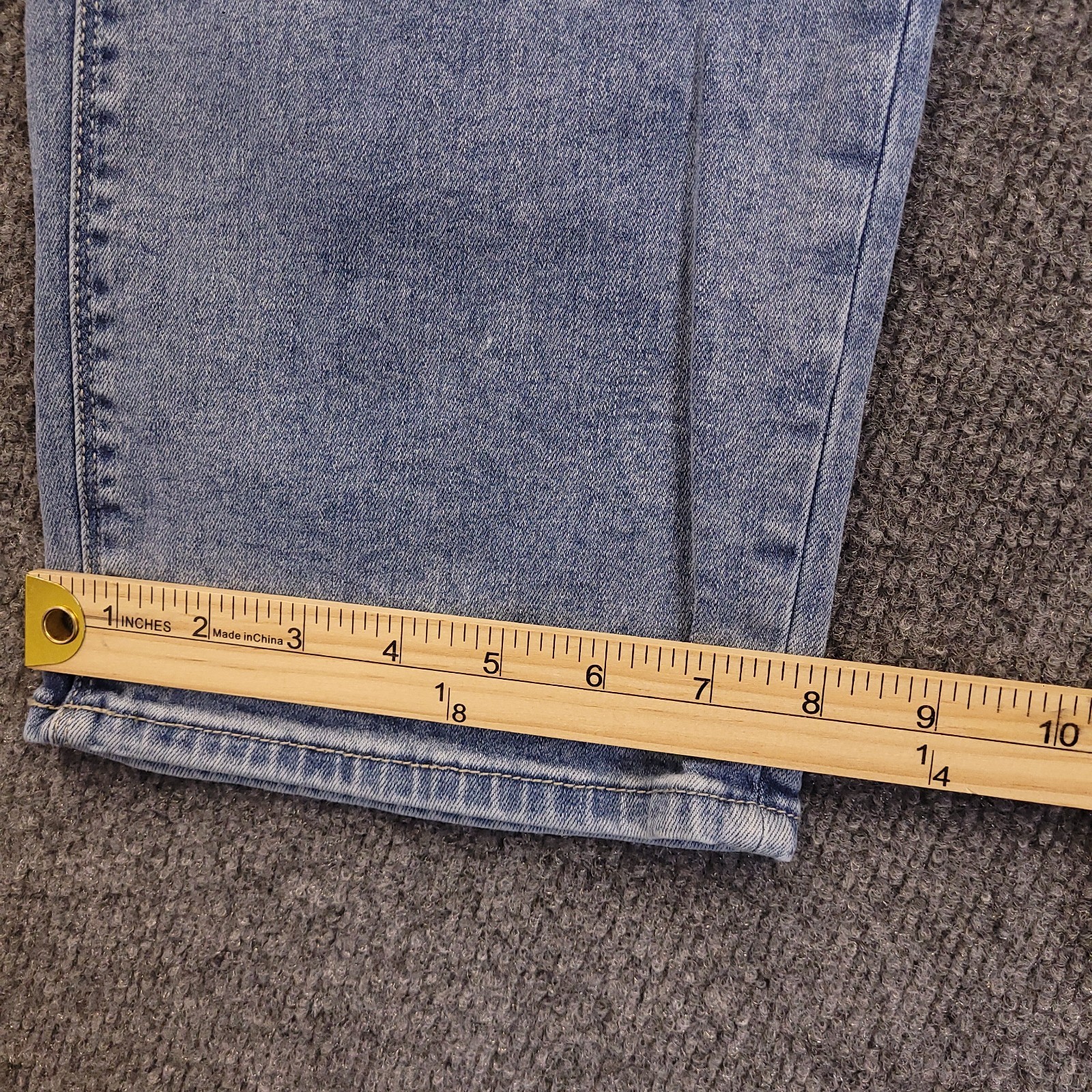 Hudson Jean Sz 14 (33×28 Actual) High Rise Straight Stretch Back Pocket Flaps