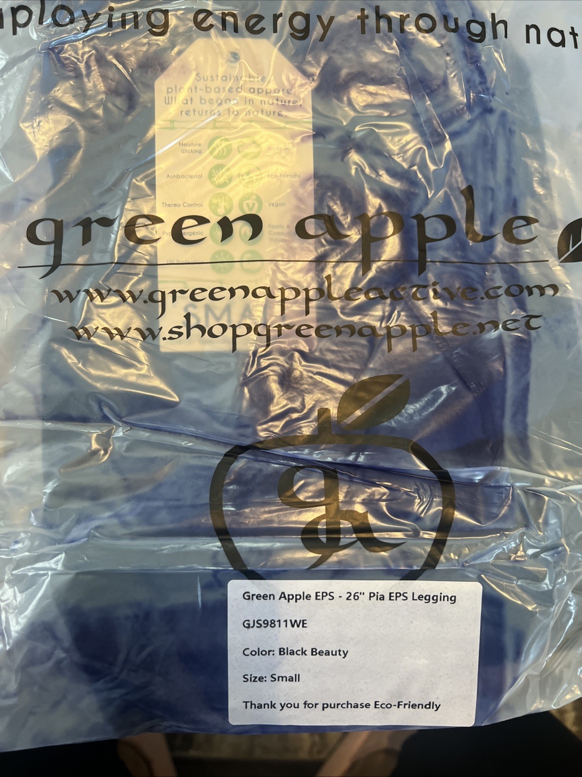 Green Apple EPS 26 Leggings. Assorted sizes.