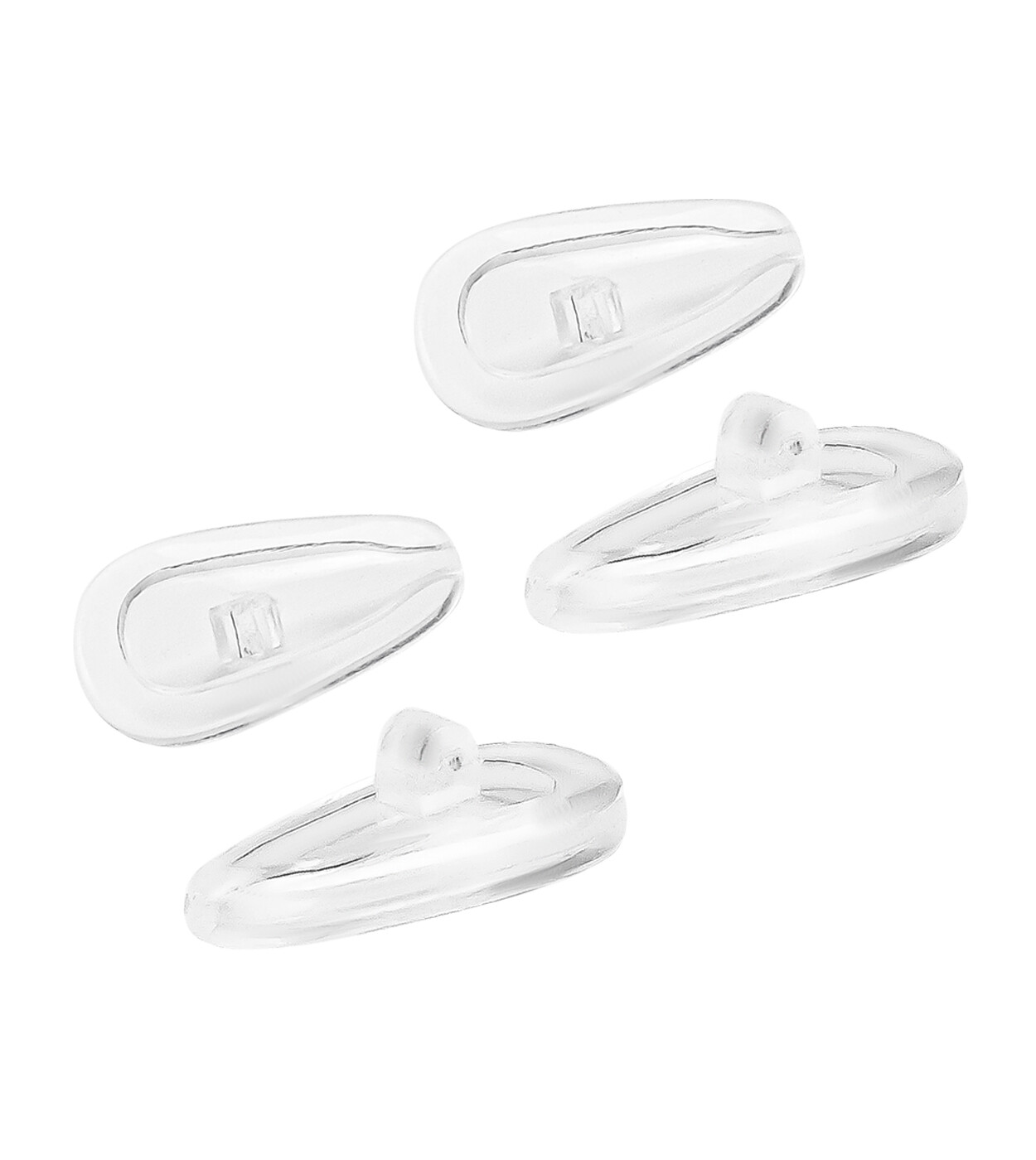 Clear Replacement Nose Pads for Oakley Base Plane OX3232 Non-Slip Nose Pieces