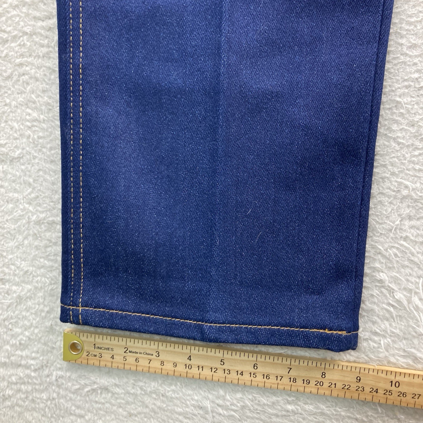 Vintage Lee Riders Jeans Men 36×34 Blue Dark Indigo USA Made Union Denim 70s
