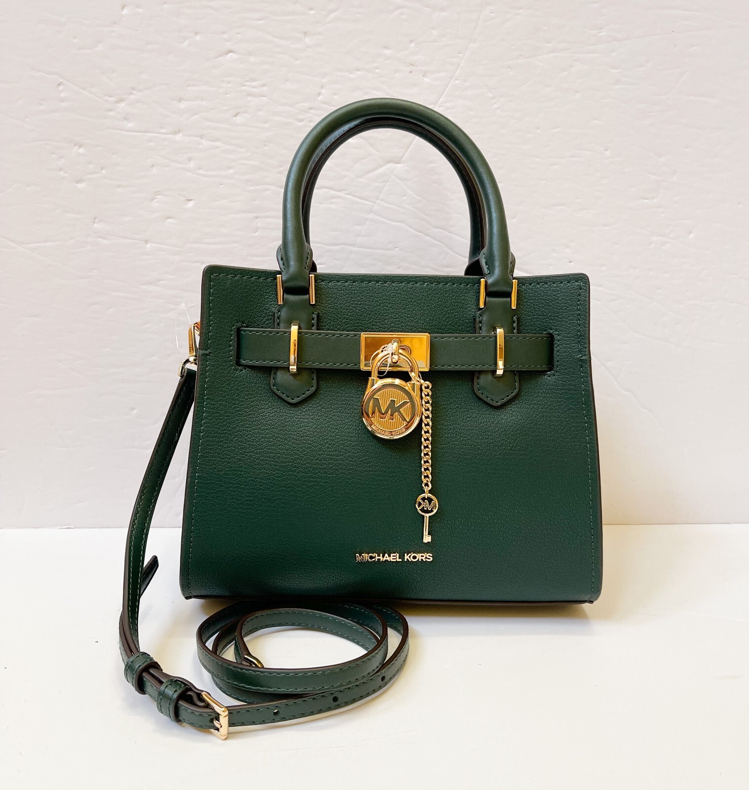 MICHAEL KORS HAMILTON SMALL TOP ZIP SATCHEL SHOULDER CROSSBODY BAG
