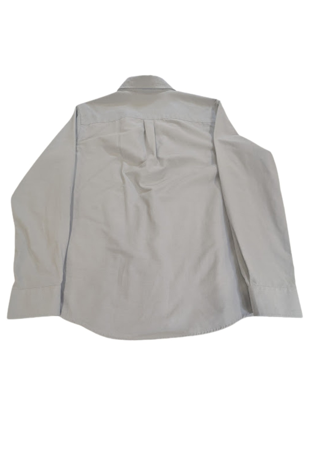 Oxford Men’s Button Down Shirt Gray Cloth Preppy Classic Minimalist Office