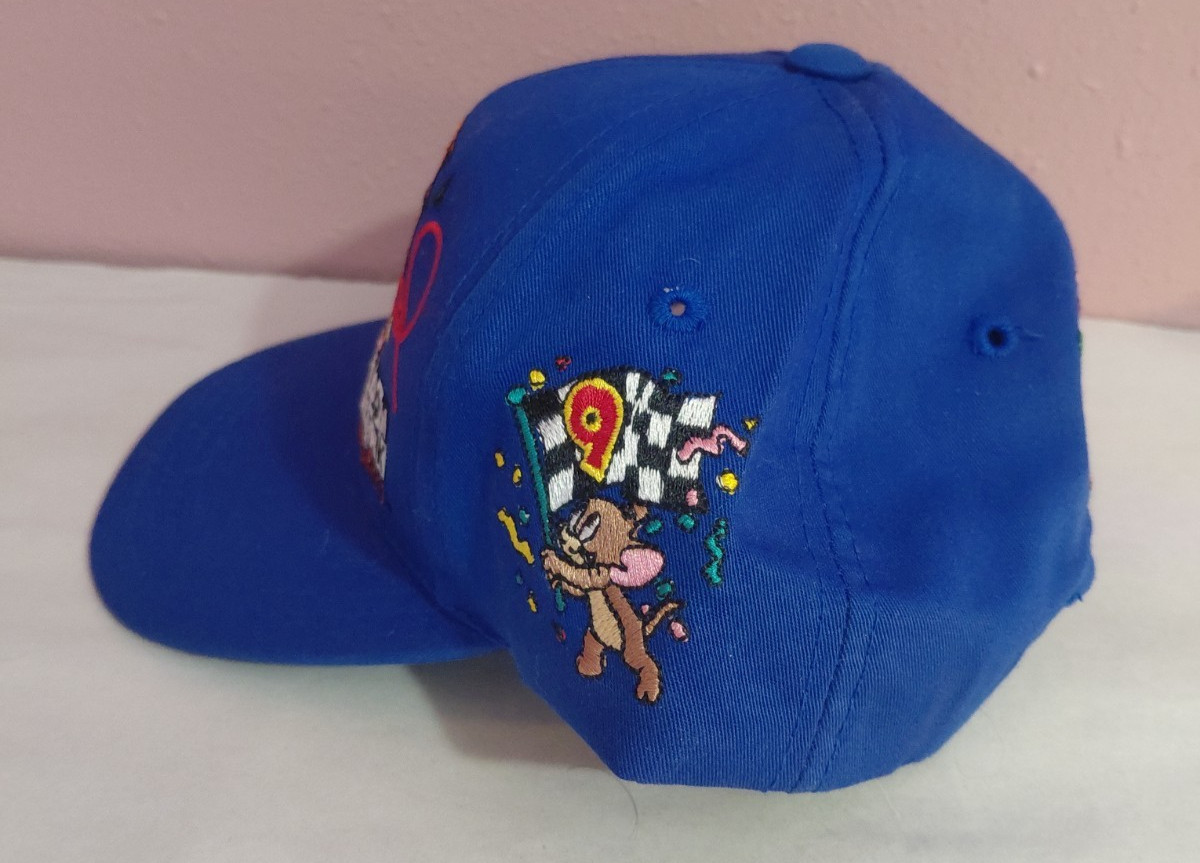 Vintage Cartoon Network Wacky Racers Tom & Jerry Snapback Hat Rare
