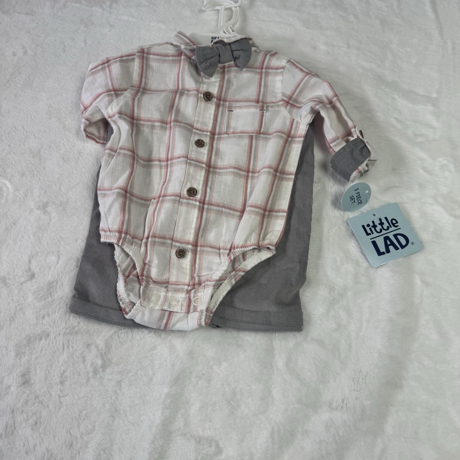 Little Lad 6/9 Months Baby Boys Three Piece